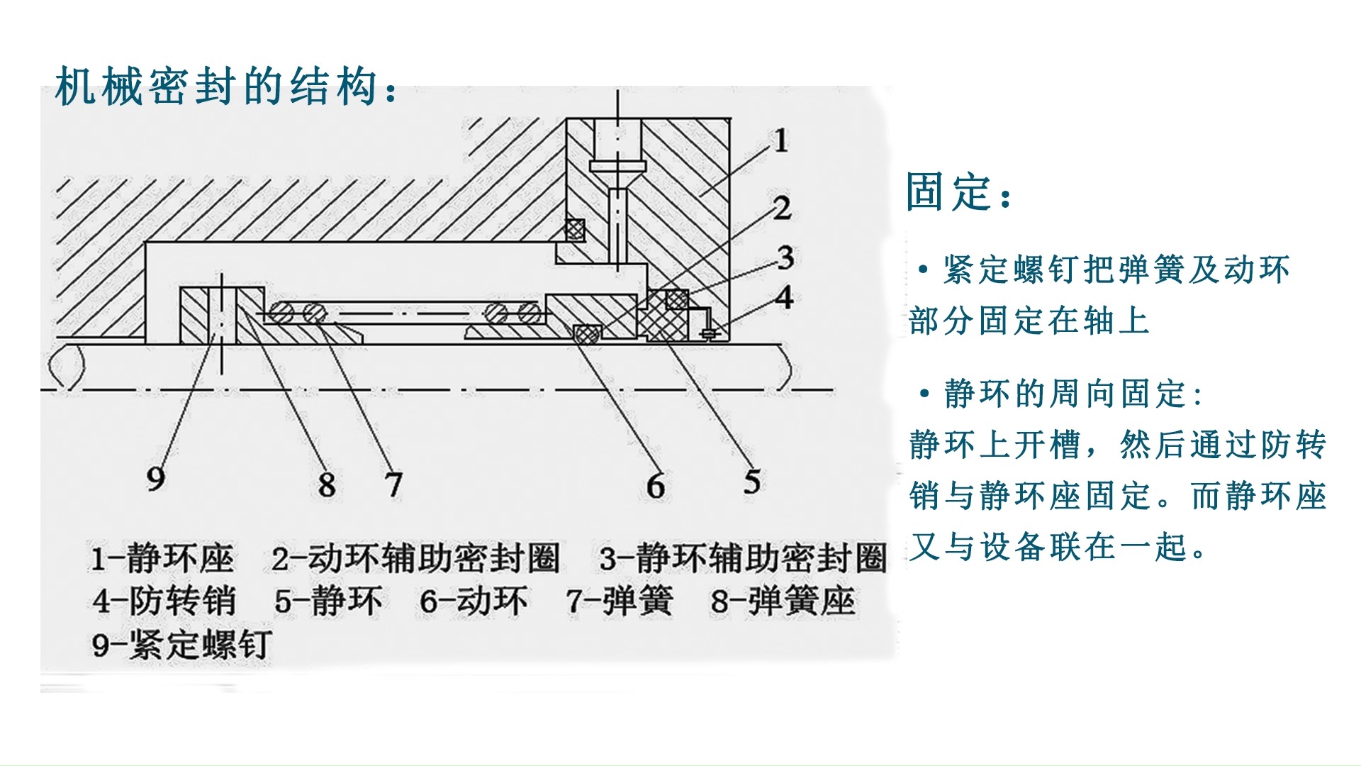 密封动环和静环结构图图片