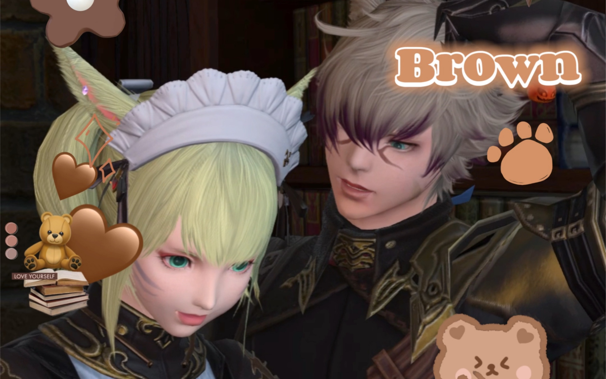 【ff14 | 猫猫夫妇】不只是多巴胺,是能量爆棚的维他命 | happy