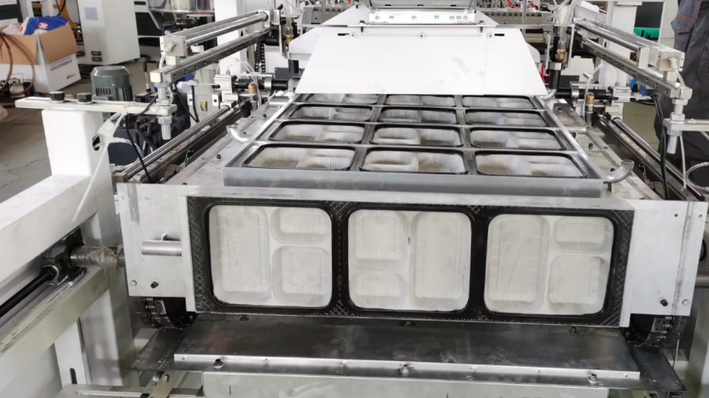 一次性餐盒设备#可降解餐盒设备#餐盒设备#餐盒生产线#餐盒机#快餐盒