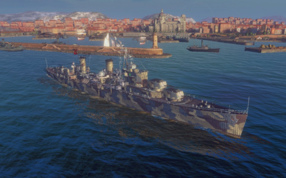 战舰世界闪击战6级金币巡洋舰黄河(重庆)日常