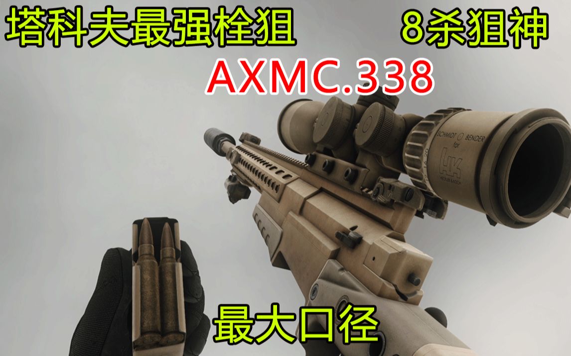 塔科夫最强最大口径栓狙AXMC.338网络游戏热门视频