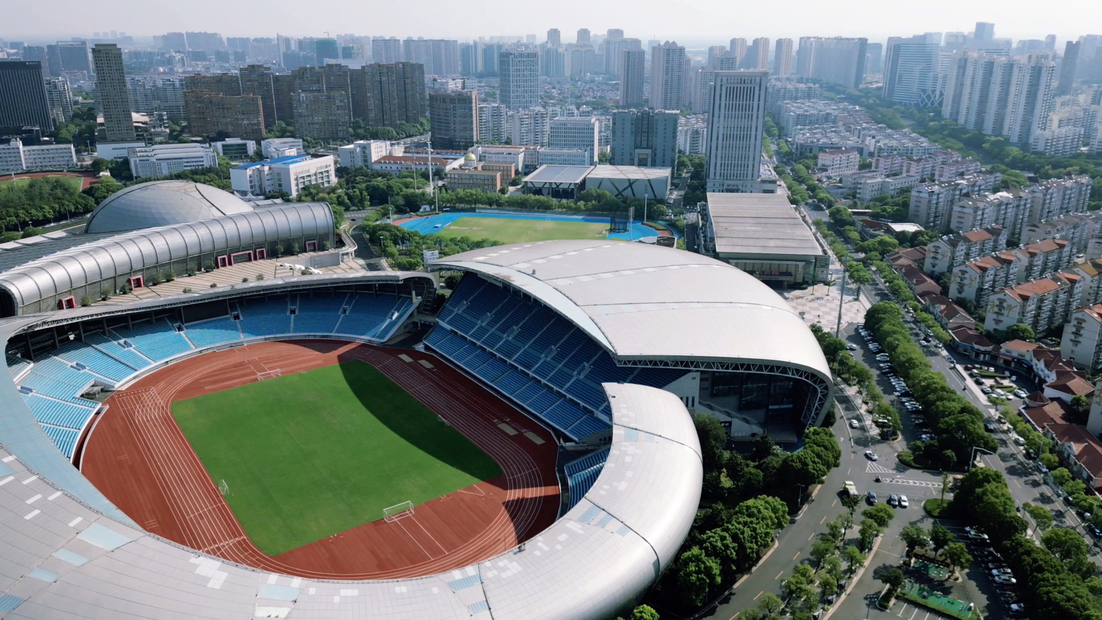 常州奥体中心航拍
