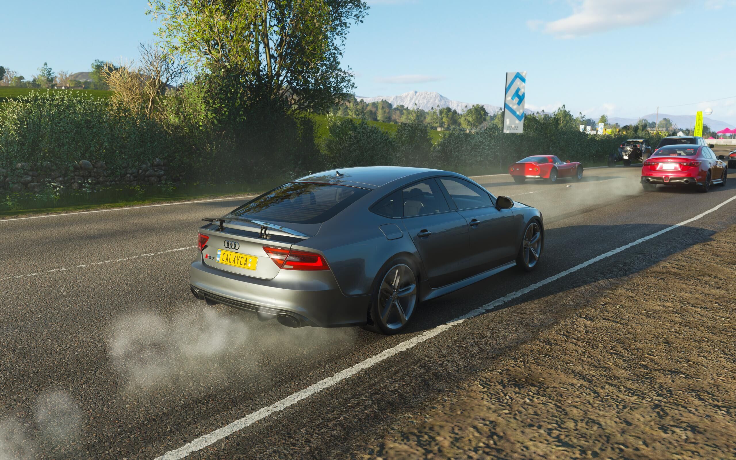 地平线4 奥迪rs7 美度斯公园冲刺赛