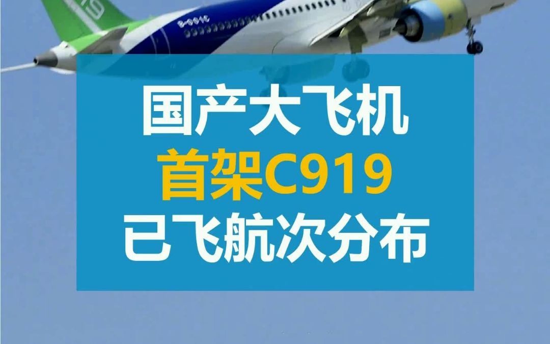 国产大飞机C919已经飞了哪些航线了呢?你坐过C919航班吗?哔哩哔哩bilibili