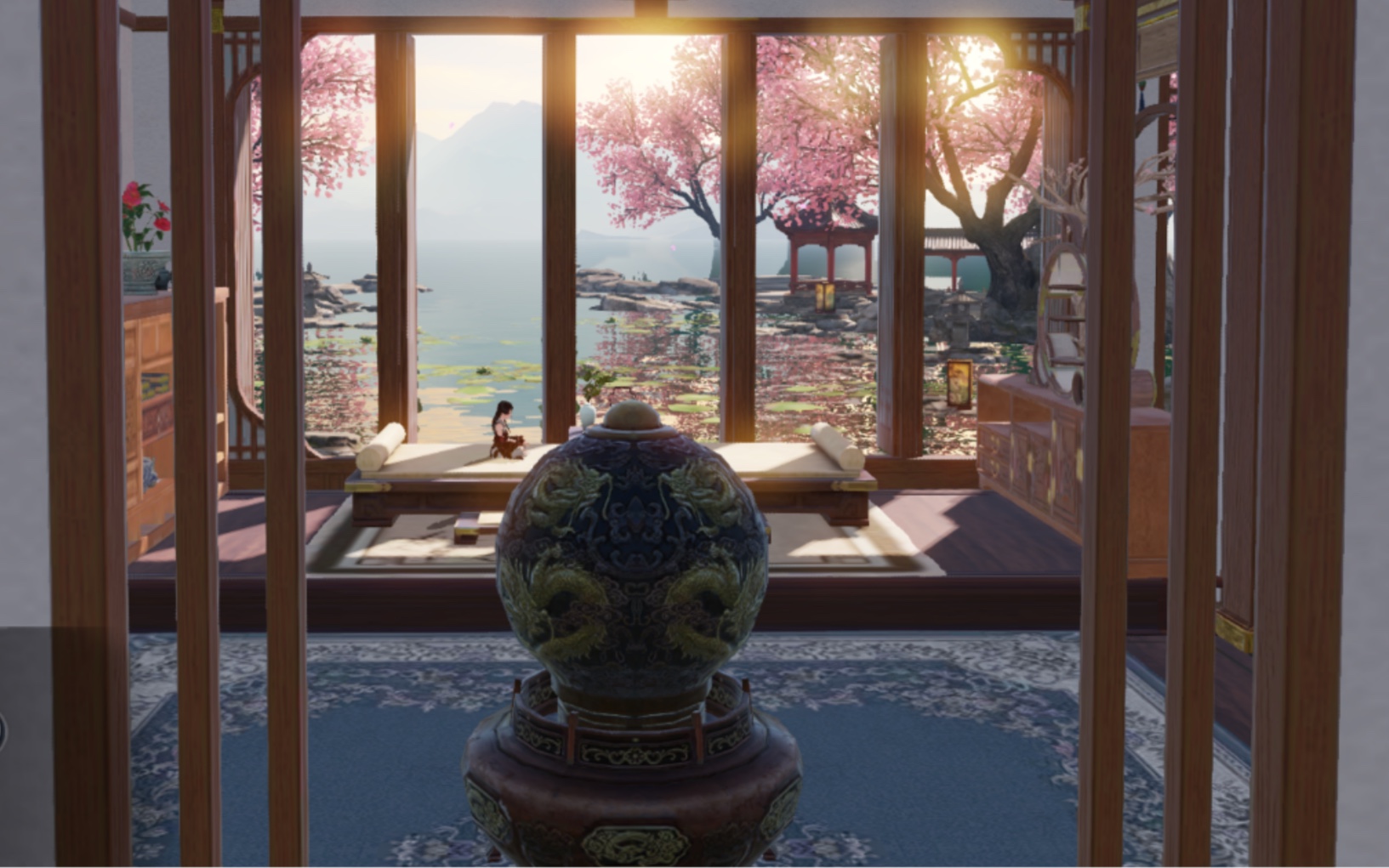 天涯明月刀手游零氪室内装修乘兴归限时无偿