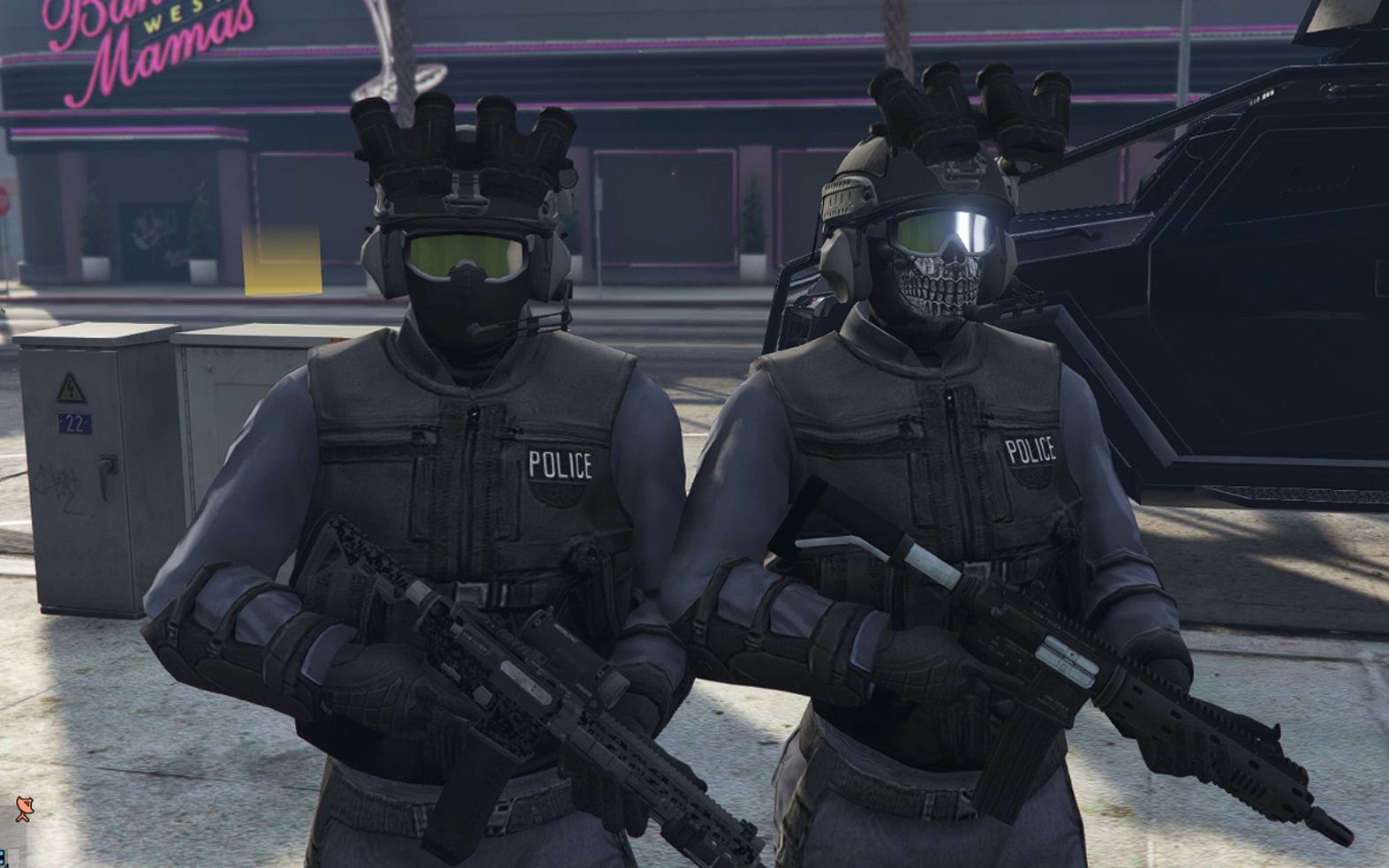 【gta ol】两名叛变的特警在洛圣都横行霸道