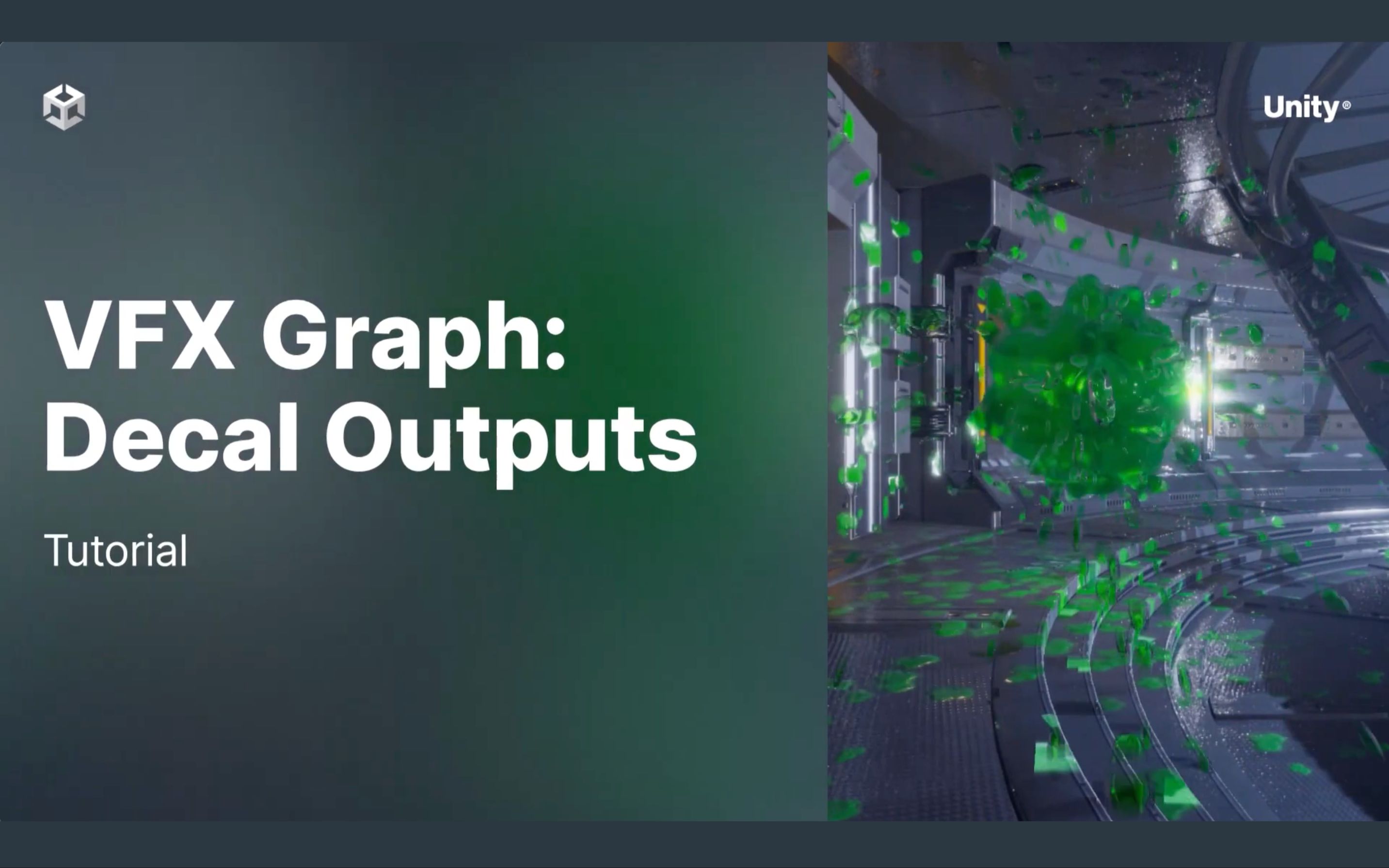 使用 Unity VFX Graph 中的贴花输出(Decal Outputs)制作绿色粘液球哔哩哔哩bilibili