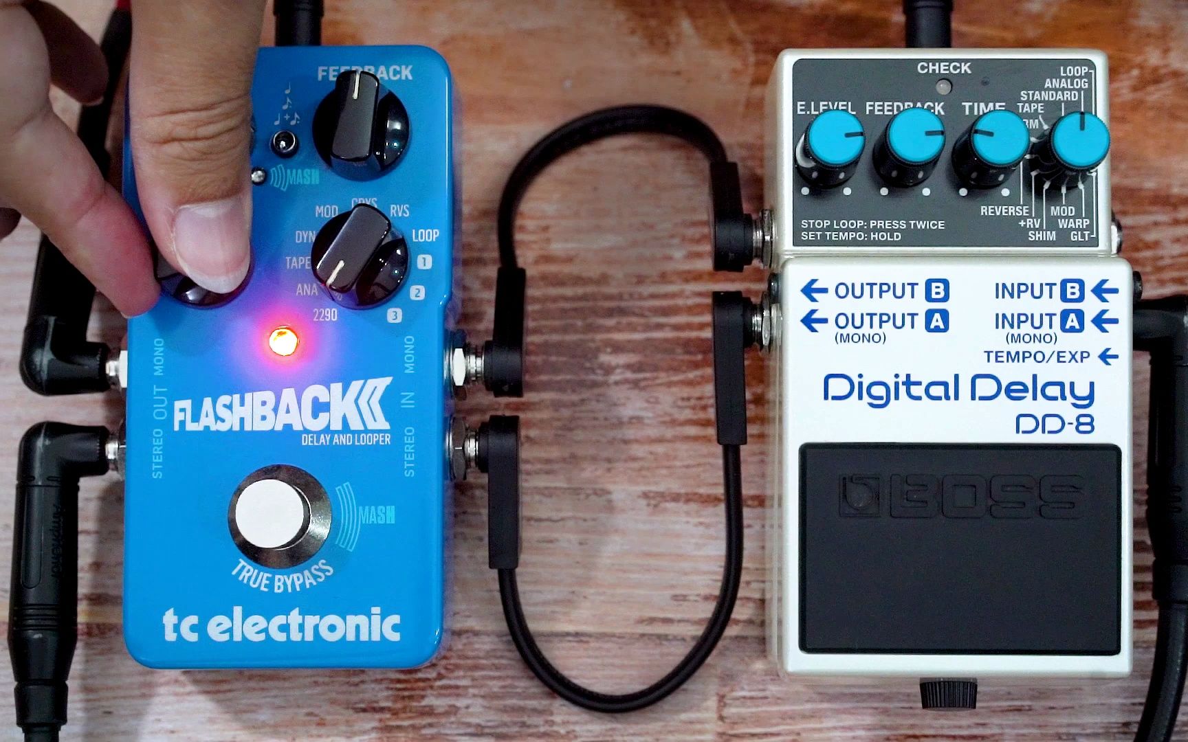 【无废话】数字延迟效果器flashback与dd8对比试听 TC Electronic FLASHBACK 2 VS Boss DD8 Delay哔哩哔哩bilibili