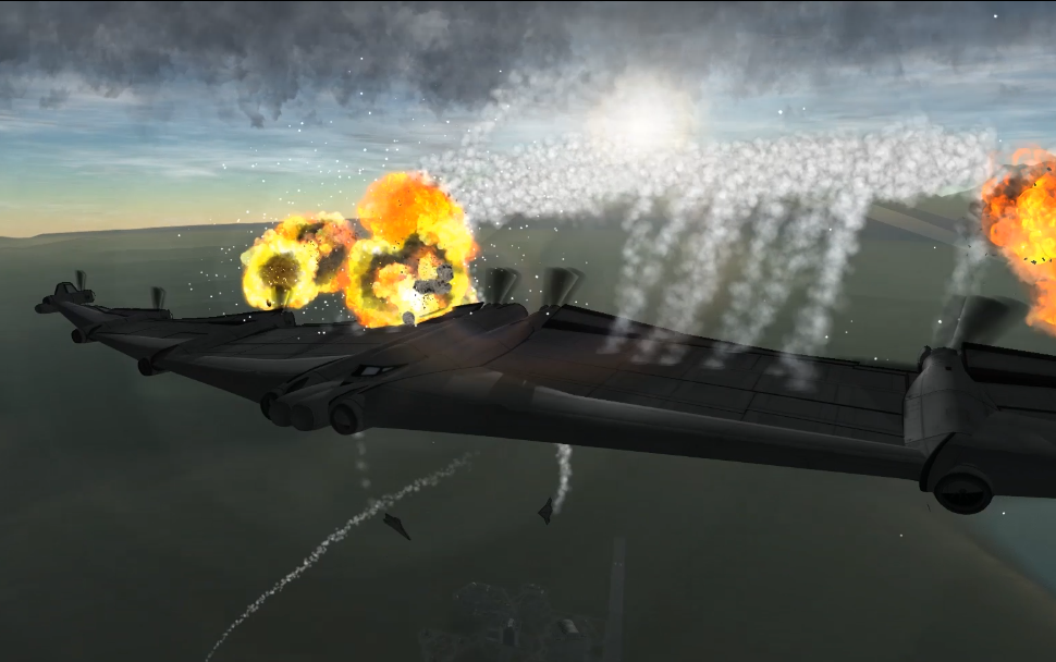 【坎巴拉太空计划】携带超多无人机的巨型空中堡垒-皇牌空战7高仿