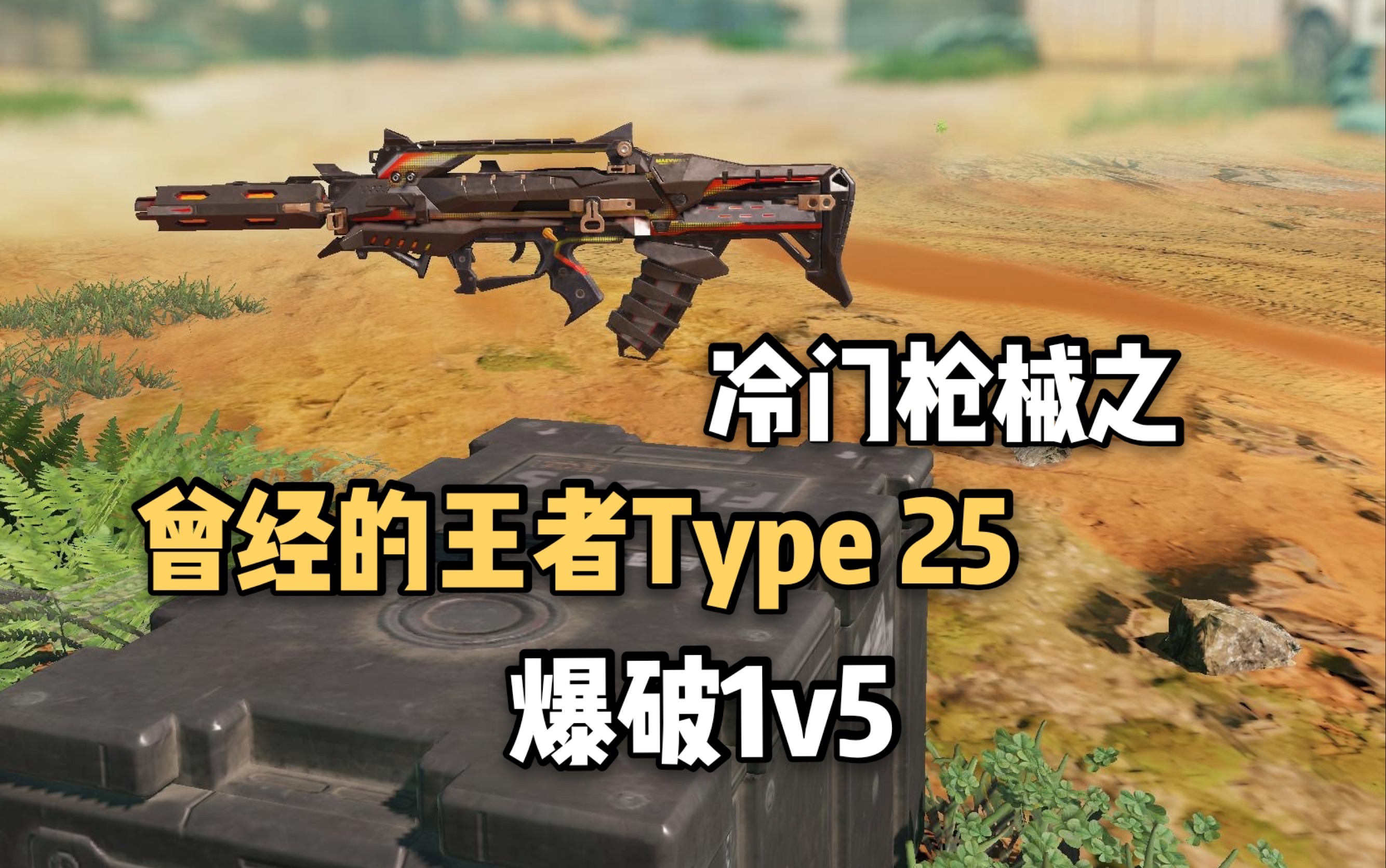 【使命召唤手游codm】冷门枪械之曾经的王者type25 爆破1v5