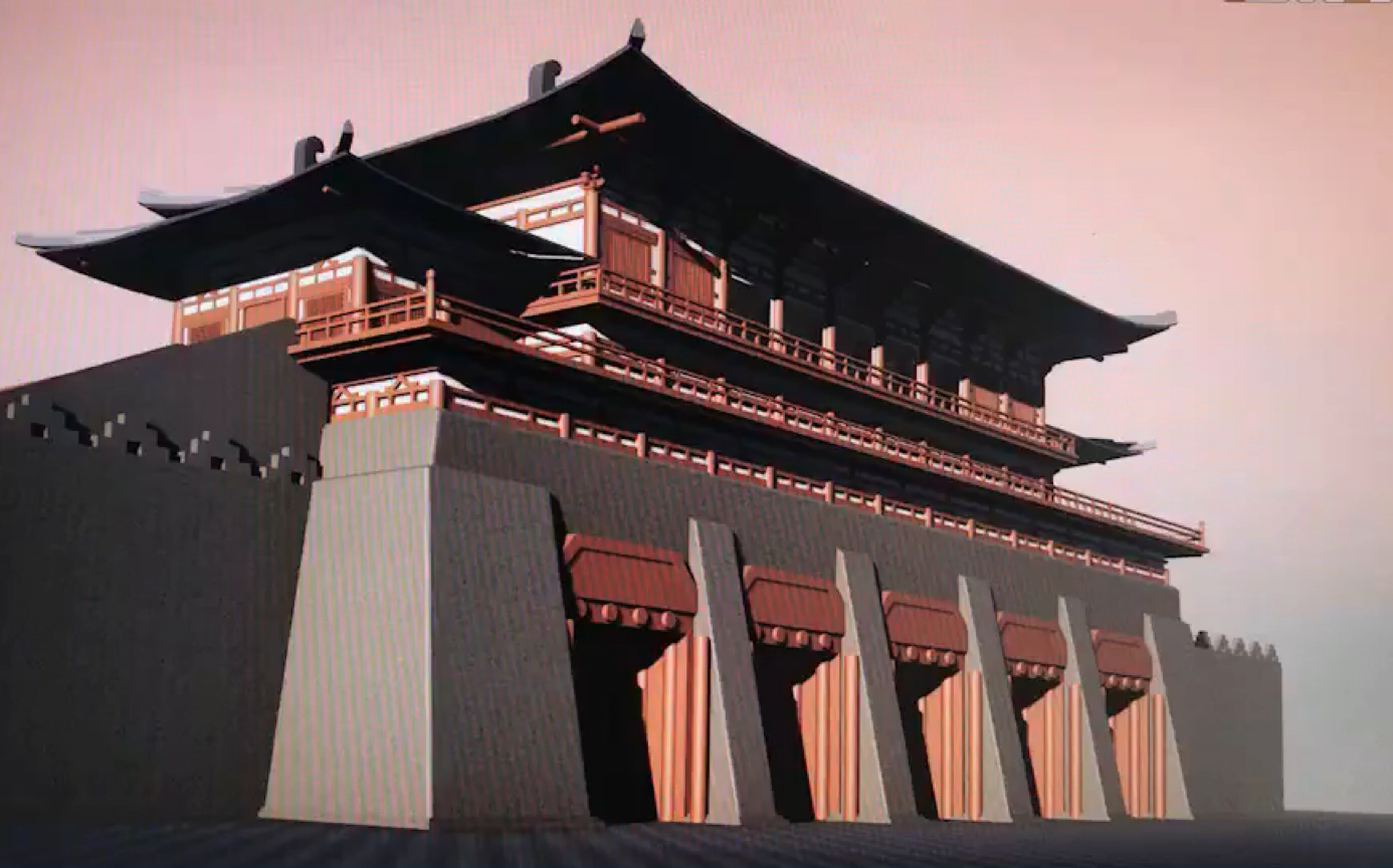 唐·大明宫:丹凤门_哔哩哔哩 (゜-゜)つロ 干杯~-bilibili