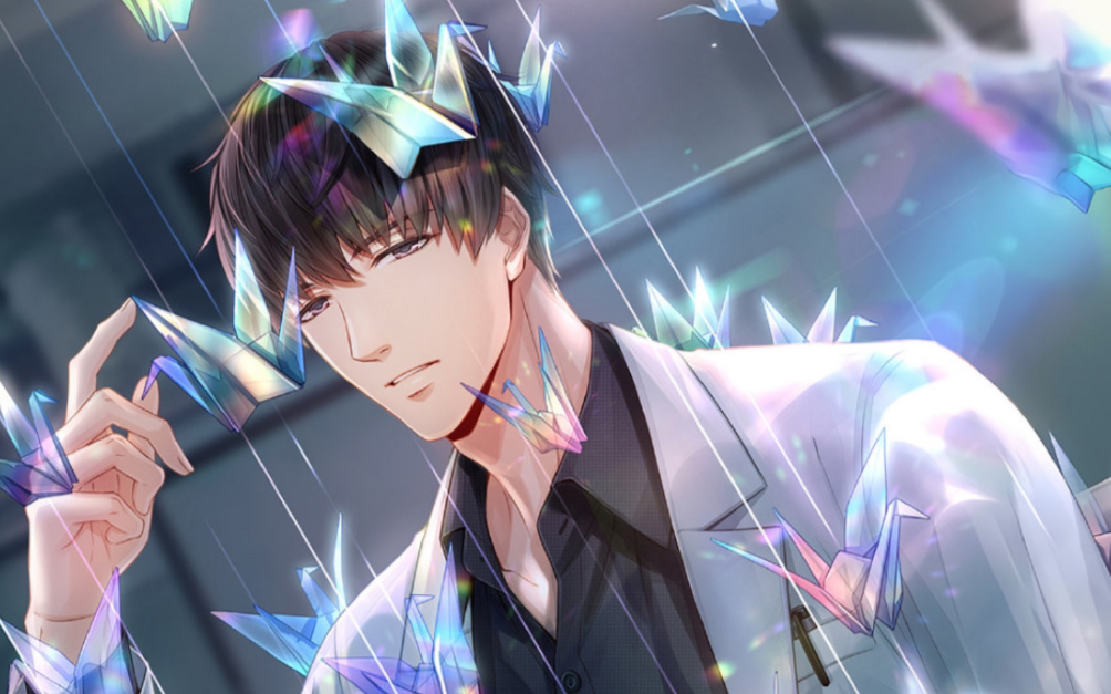 【恋与制作人】「许墨约会」卡面_雨夜变奏——雨夜之约