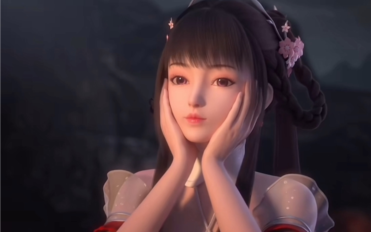 完美世界,石昊 火灵儿 3d 同人 再次相见已是下界火桑林下.