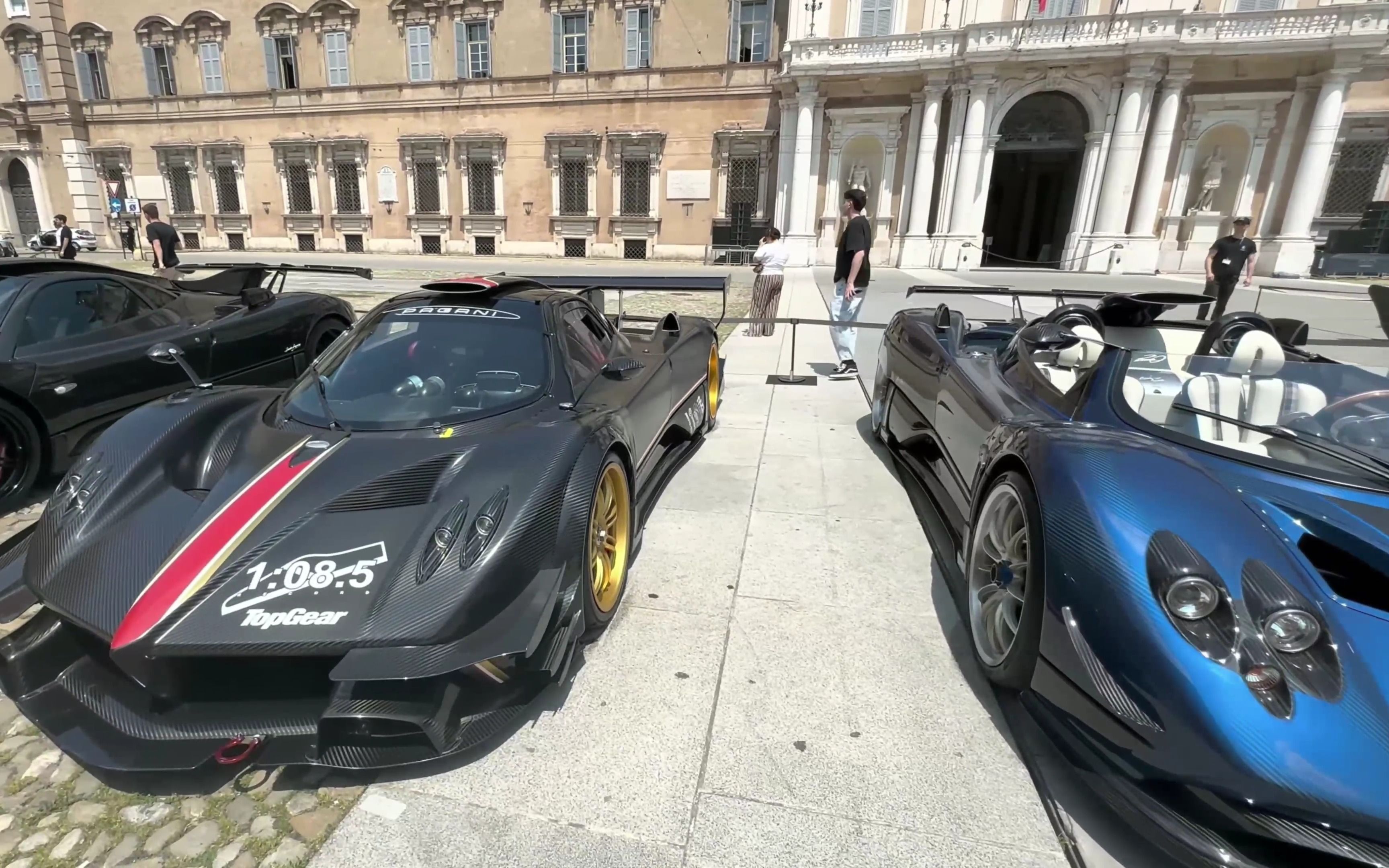 pagani raduno vanishing point 2023帕加尼 zonda huayra cinque bc