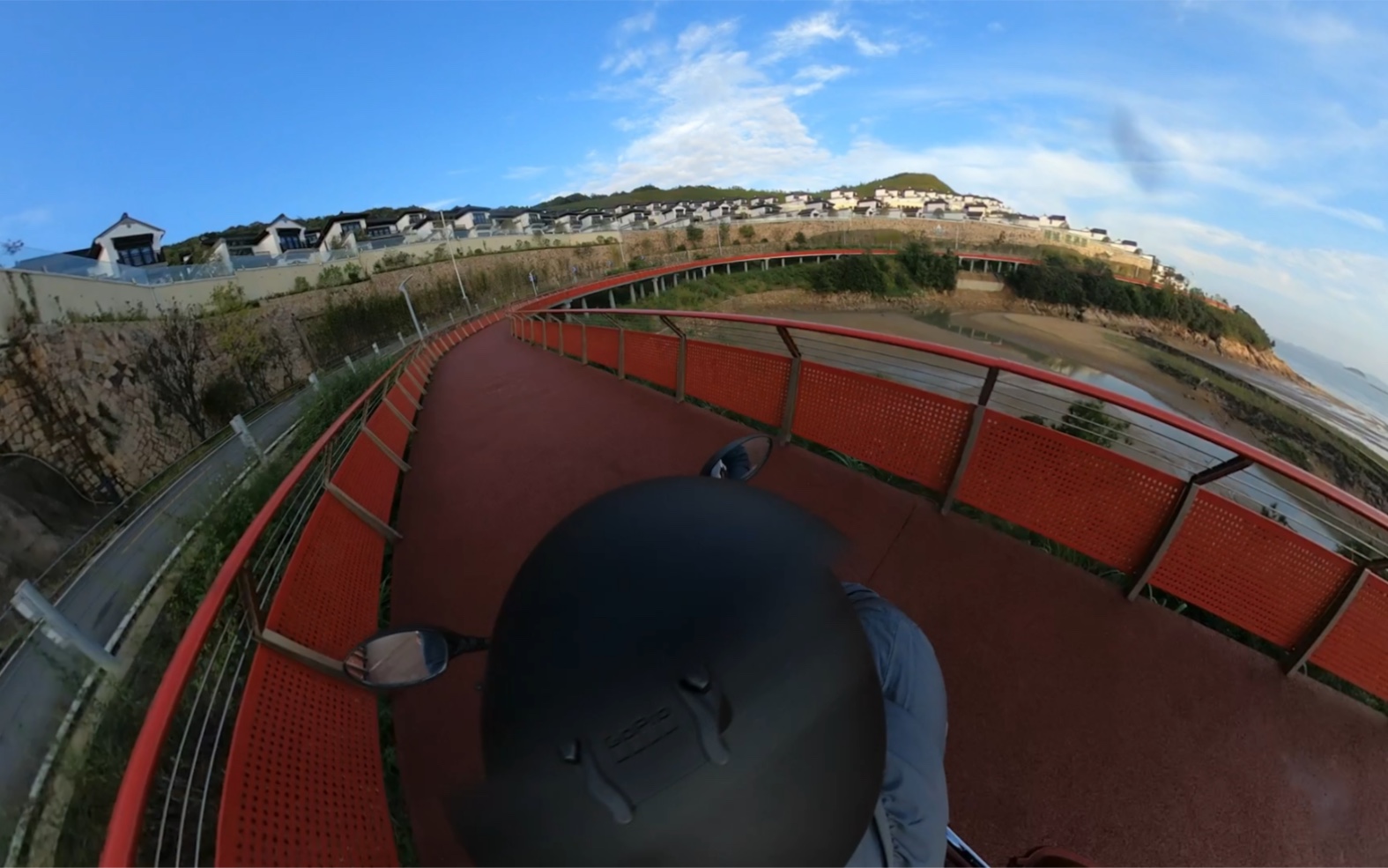 浙江宁波象山爵溪至松兰山沿海公路gopromax全景360拍摄-2