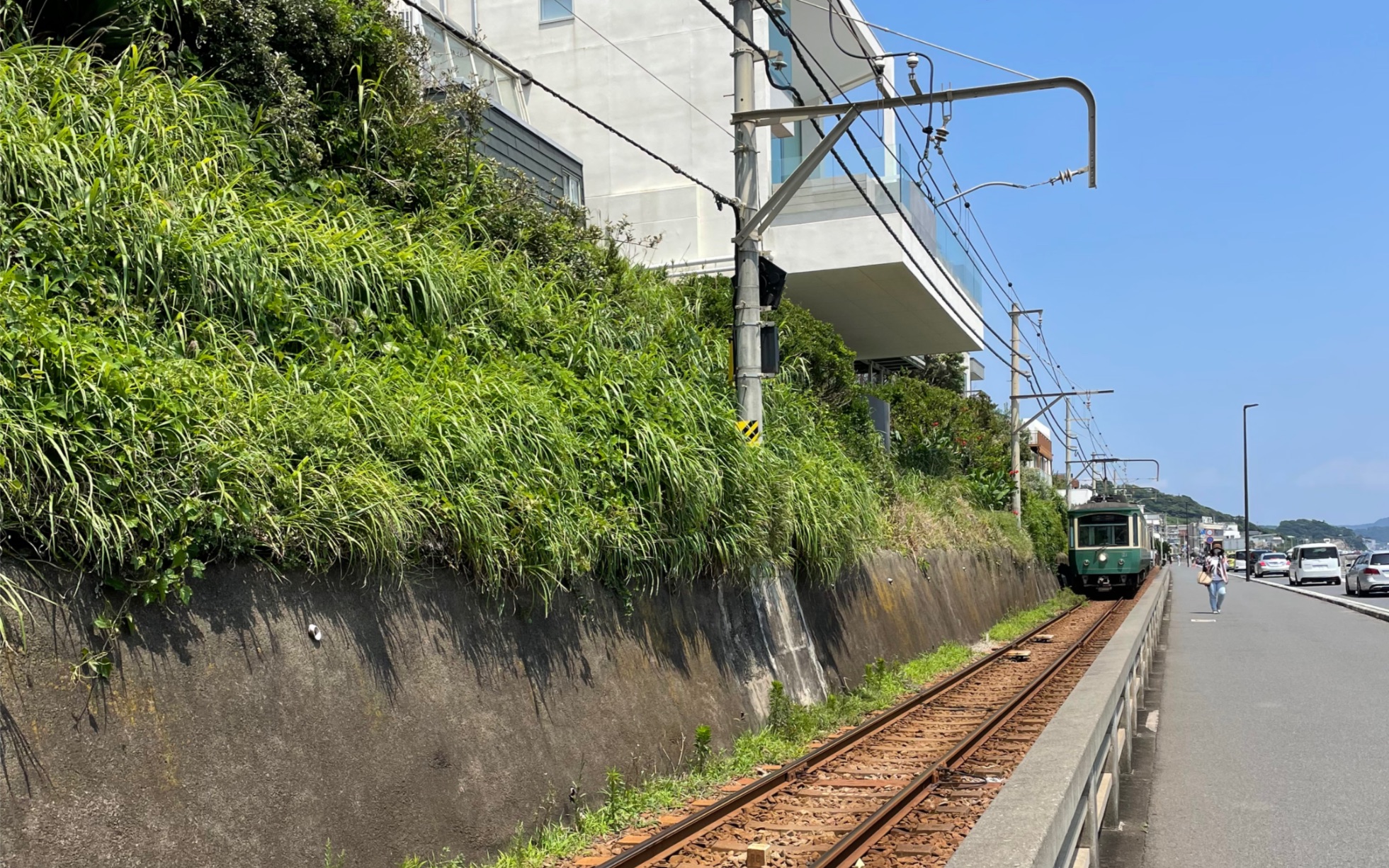 镰仓之旅,海边电车