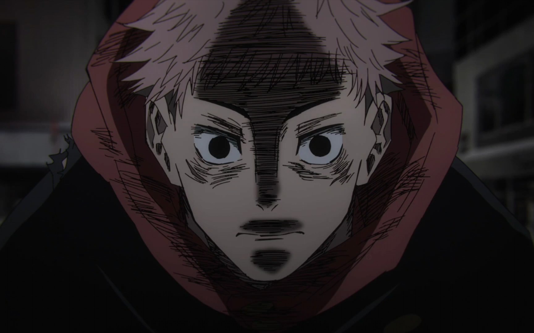 "虎杖苏醒,看到宿傩屠杀涩谷,当场崩溃,彻底黑化了呢.….