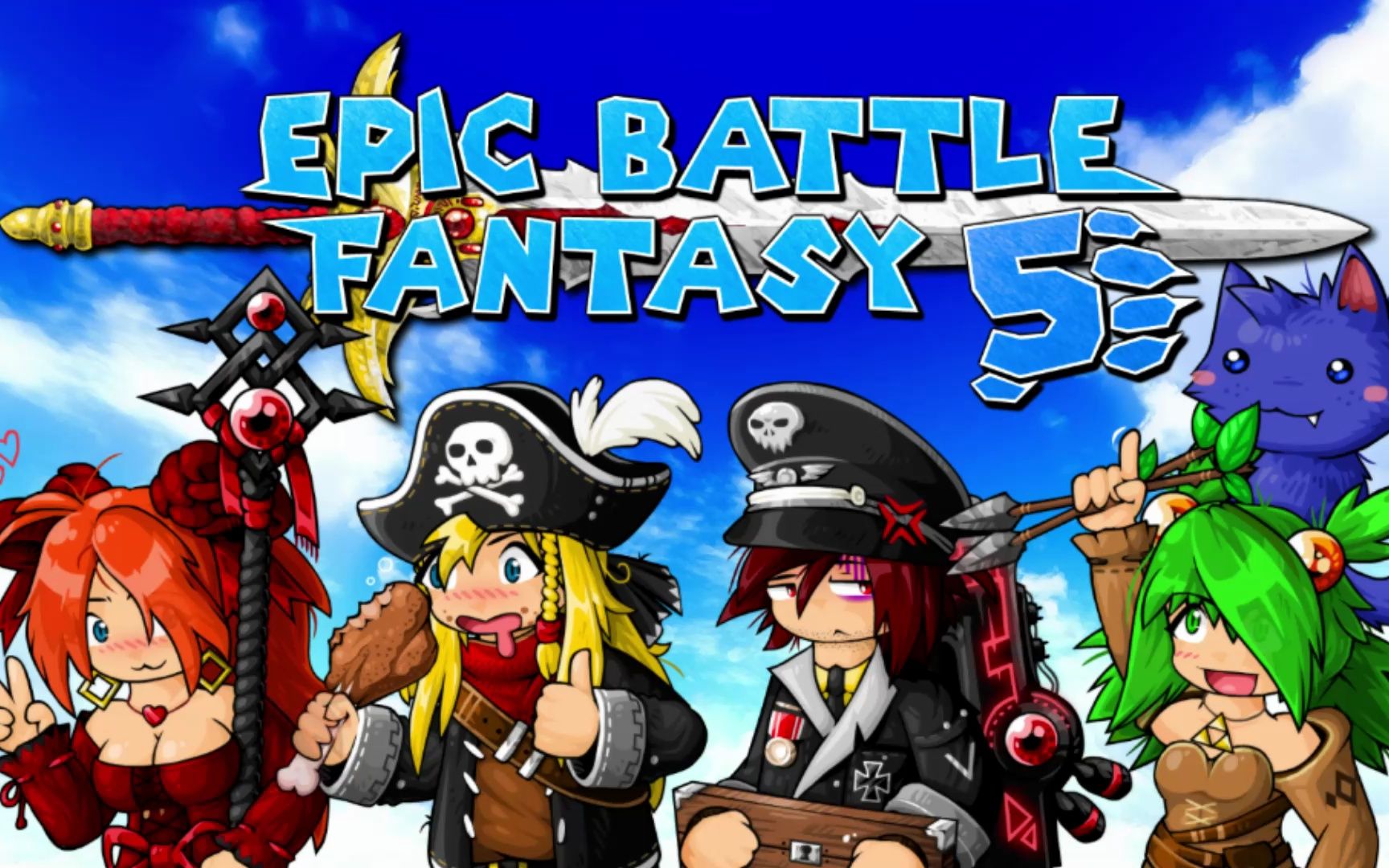 苹果ios游戏分享:「史诗战斗幻想5-epic battle fantasy 5: rpg」
