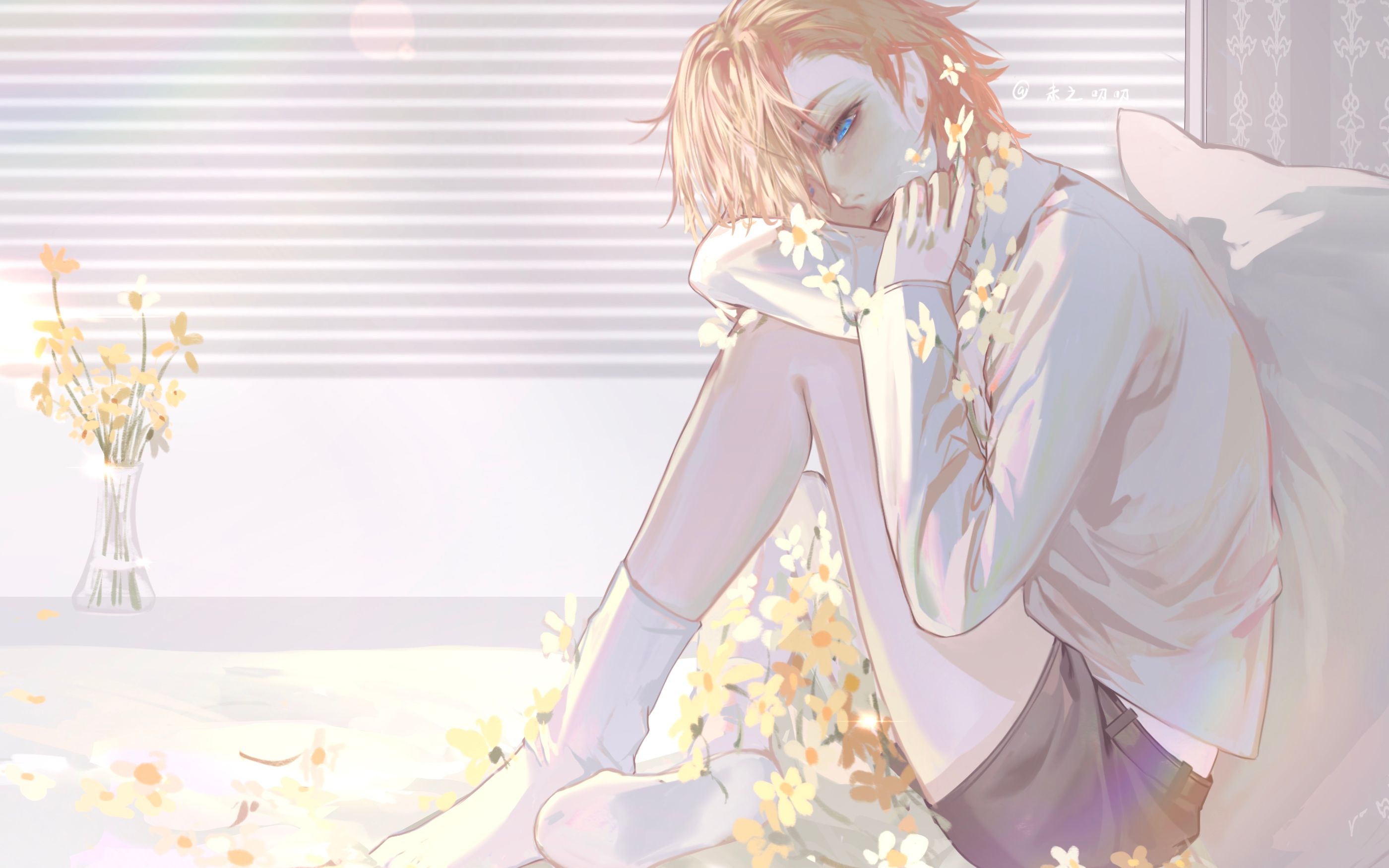 【未之叨叨/绘画过程】文豪野犬 中原中也小太阳,硬核画彩虹.