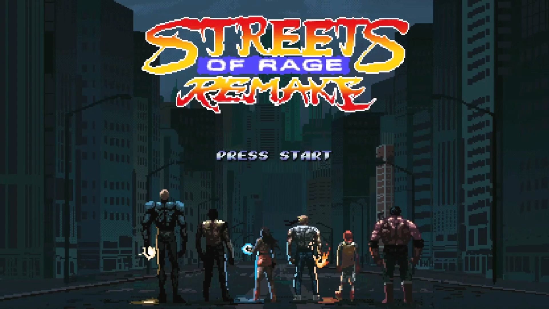 【OpenBOR】怒之铁拳 重置版【Streets of Rage Remake (v5.2)】 高清60帧游戏集锦