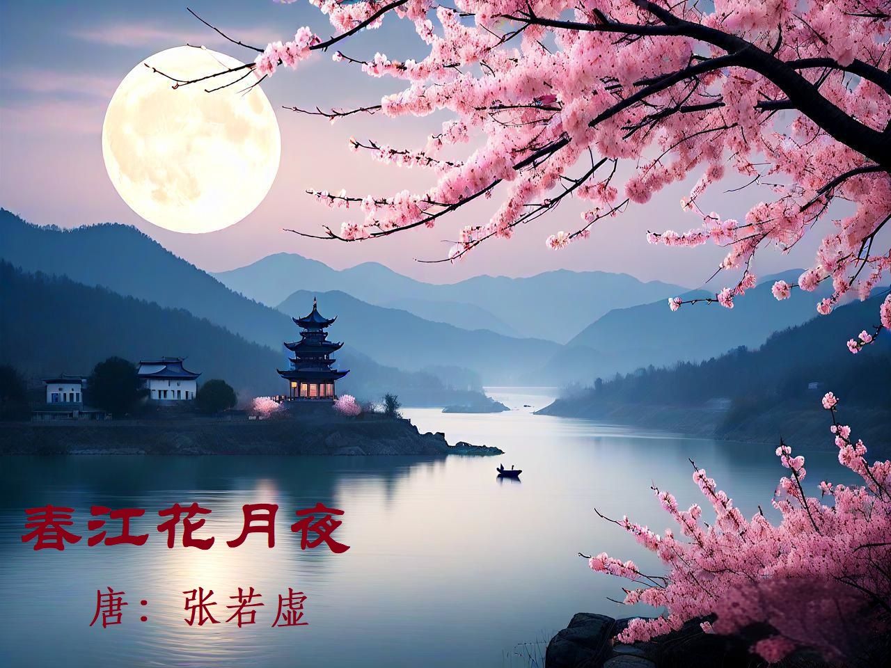 春江花月夜景色图片