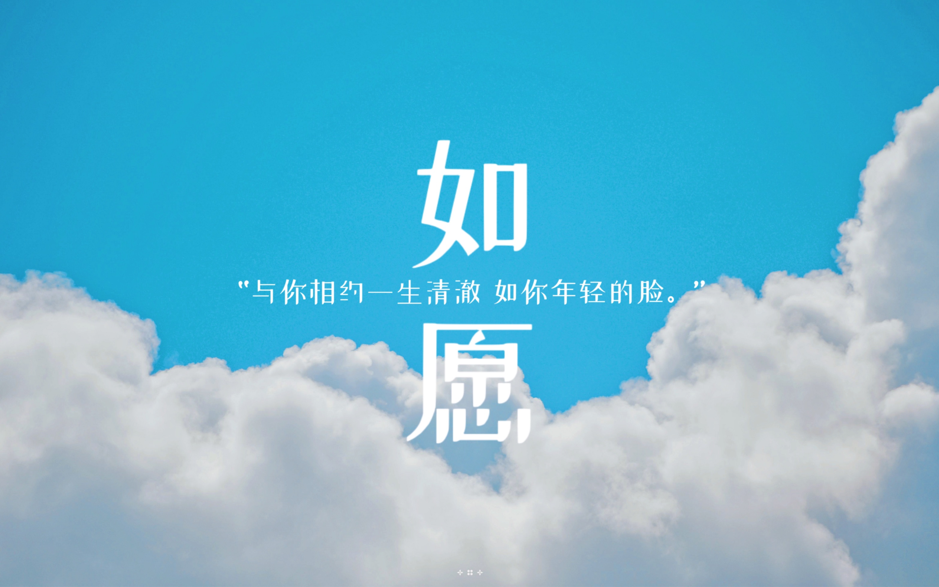 黑芝烧「如愿」|"而我将爱你所爱的人间.