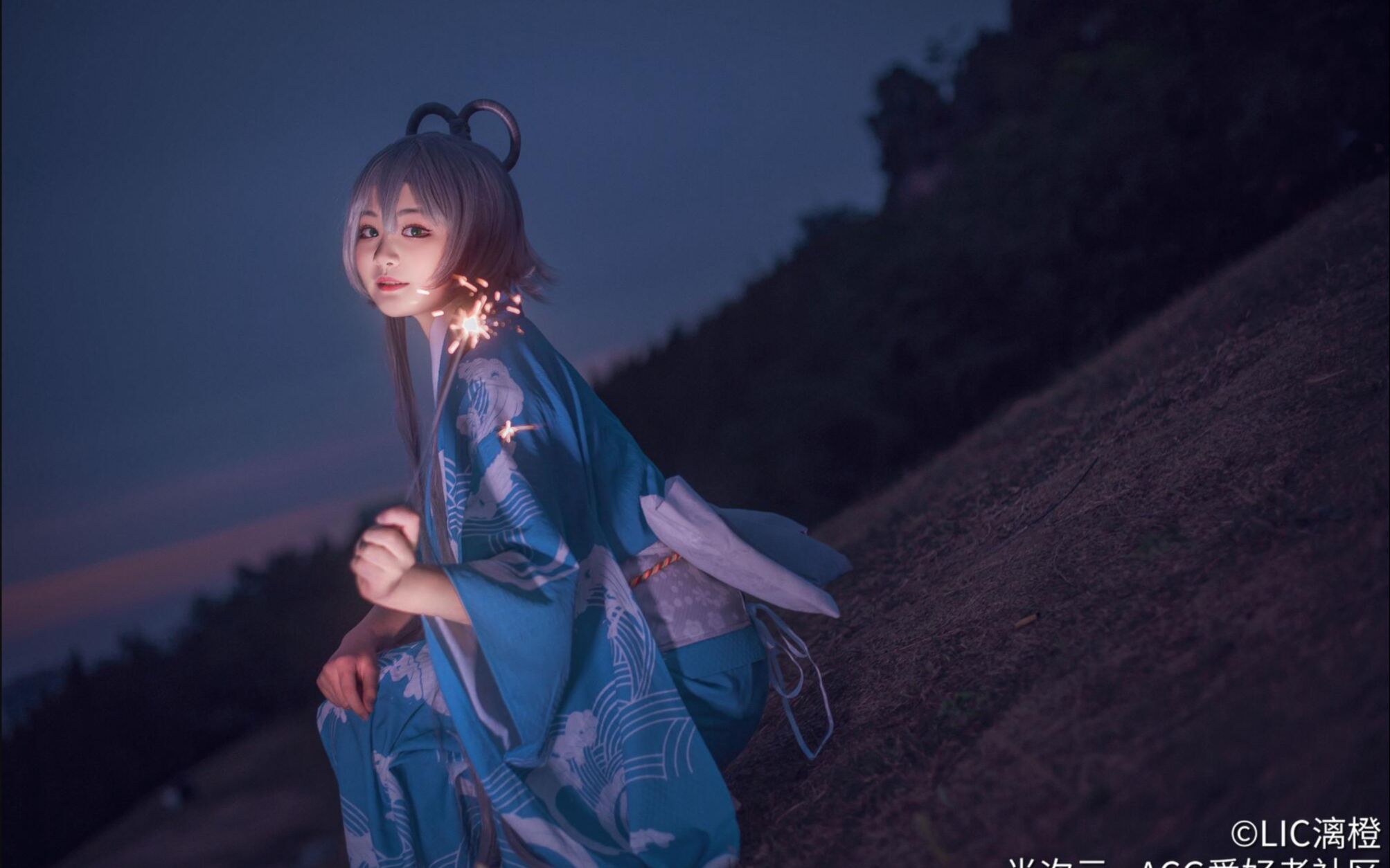 活动  【cos】洛天依和服:要和我一起看烟火吗