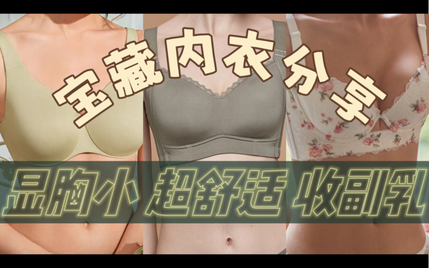 「85D」显胸小/超舒适/收副乳/宝藏内衣分享哔哩哔哩bilibili