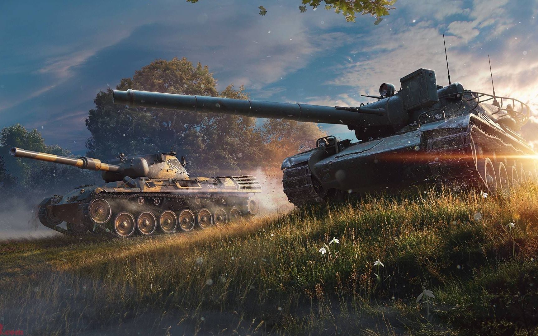 【坦克世界闪击战】amx m4 54(超级法虎)-葡萄庄园,4杀,9.