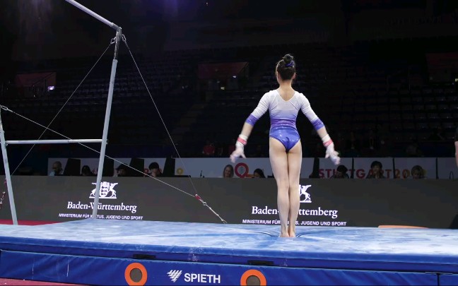 Lee Yunseo (KOR) UB  2019 World Championships  Podium Training哔哩哔哩bilibili