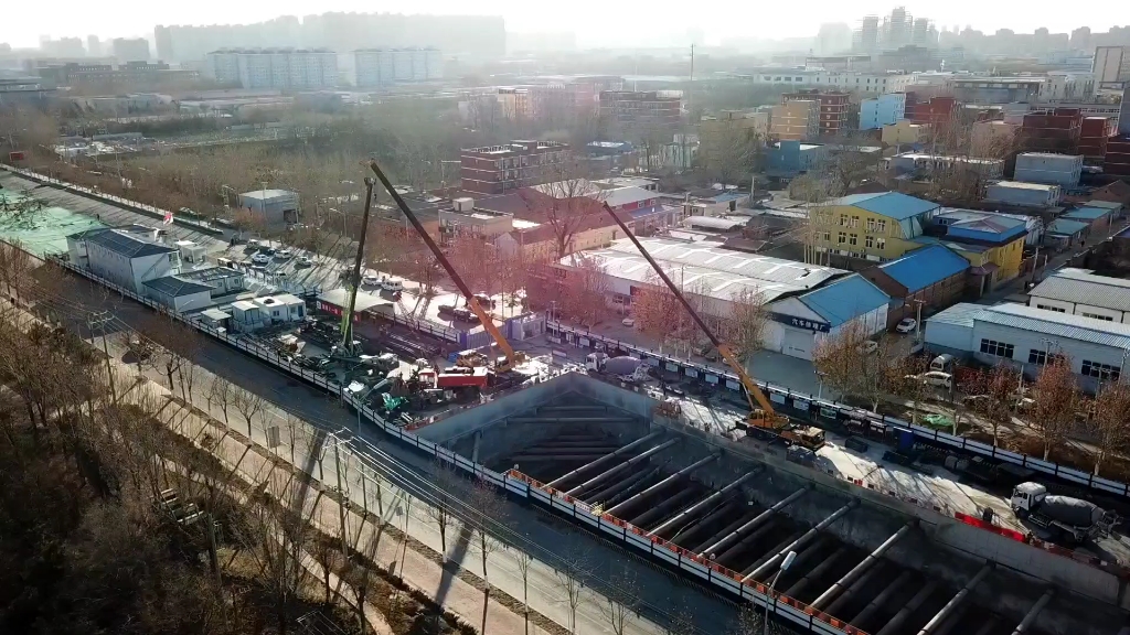 燕郊地铁站2021进度实况