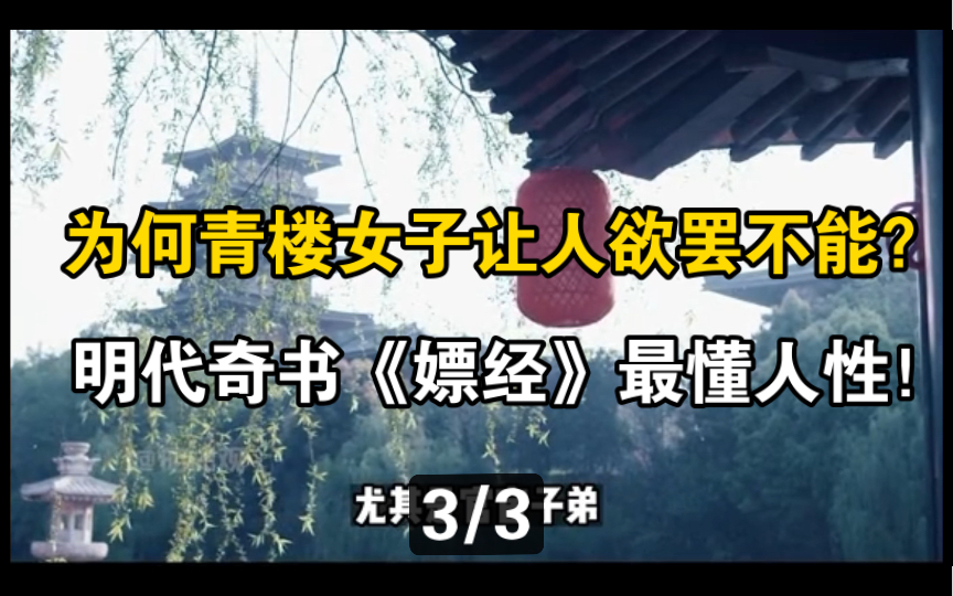 [图]“妻不如妾 妾不如偷”，古代“青楼女子”为何让人欲罢不能？明代奇书《嫖经》最懂人性！（3）