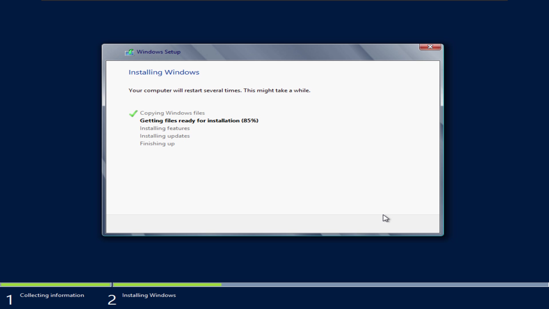 Windows Server 2012 Beta Essentials Build 9552安装哔哩哔哩bilibili