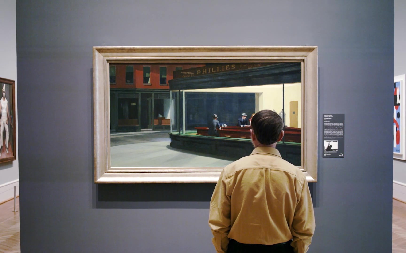 爱德华·霍普的《夜游者(原文:edward hopper's nighthawks art