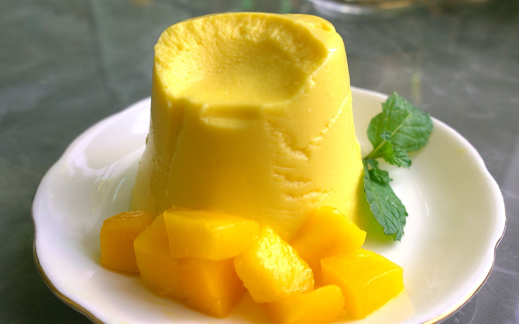 活动作品超浓郁芒果布丁的简单做法像冰淇淋一样丝滑比买的好吃多了