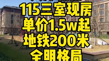 天津新房,新房115三室,南北通透,地铁200米,单价1.5w哔哩哔哩bilibili