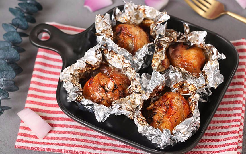 大口吃肉麦兜最爱的纸包鸡在家做