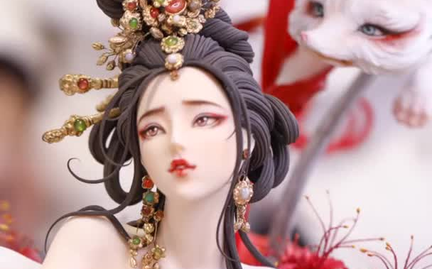 国风翻糖人偶蛋糕《九尾》制作过程揭秘,一个普通糖块的逆袭