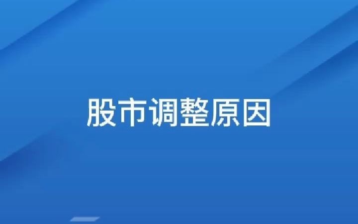 炒股配资网站金多多配资按周配资解析股市调整原因哔哩哔哩bilibili