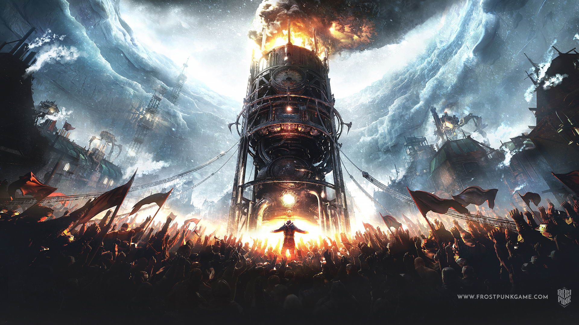 frostpunk【冰汽时代】----【最后的秋天dlc】中等难度0死亡无越界