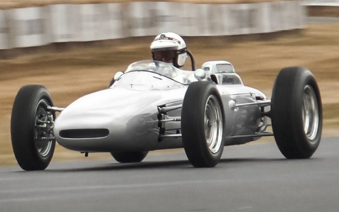 帮保时捷f1厂队拿过分站冠军的赛车  保时捷1962 804 f1赛车亮相古德