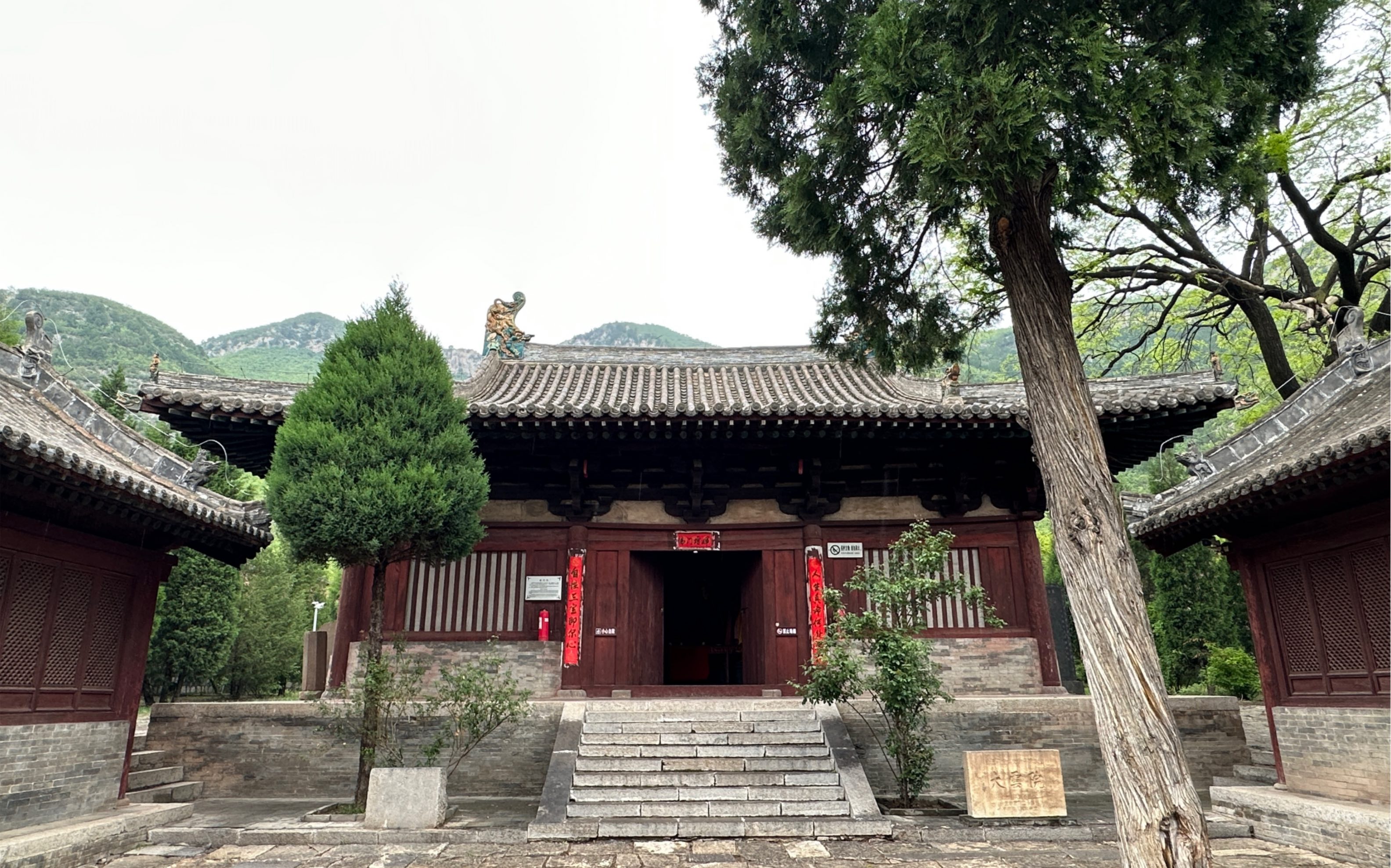 五代壁画,浊漳河谷的深山古刹,全国重点文物保护单位,山西平顺大云院