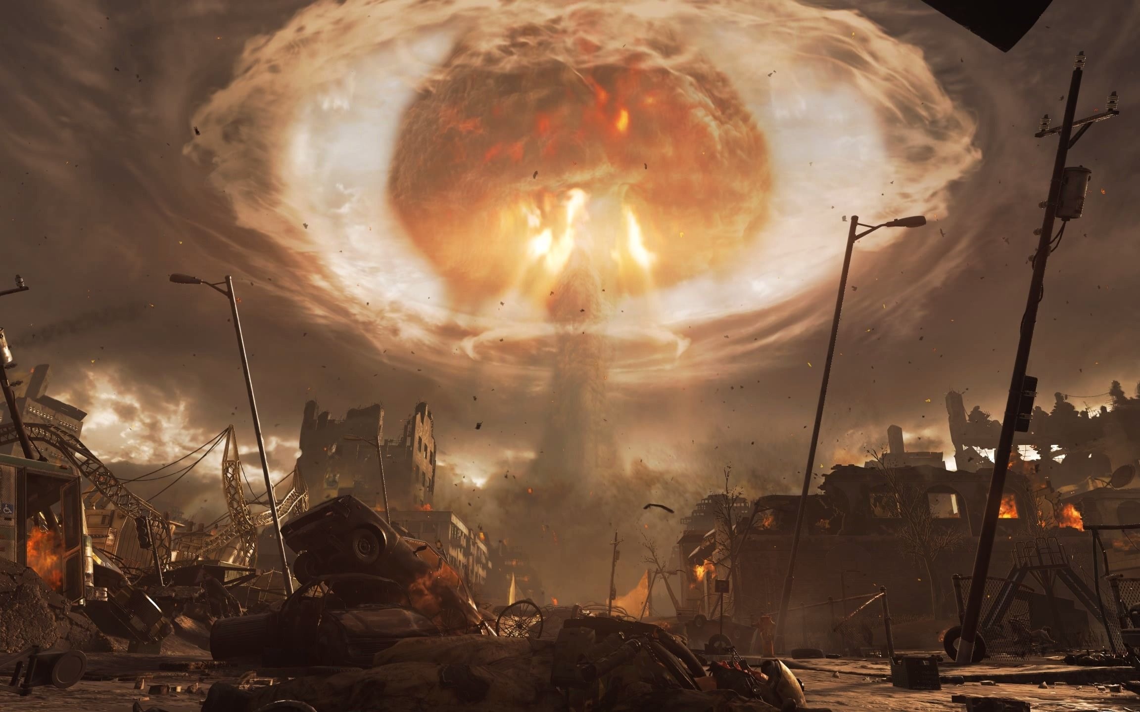 这个视频让你亲身经历核爆末日,愿世界和平!