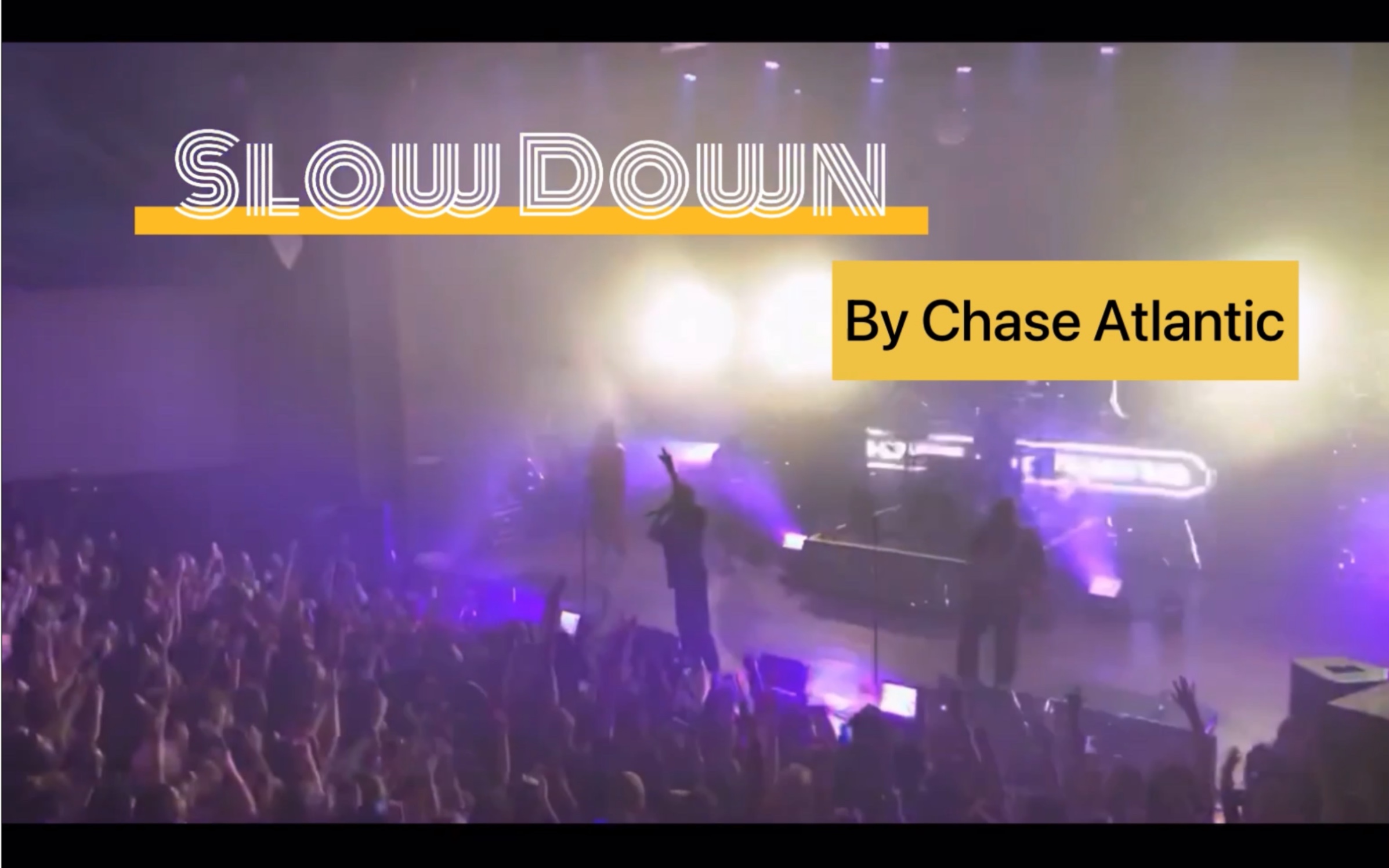 [图]【Chase Atlantic】乐队炸裂现场Slow Down-Live in Lawrence, KS自制英文字幕