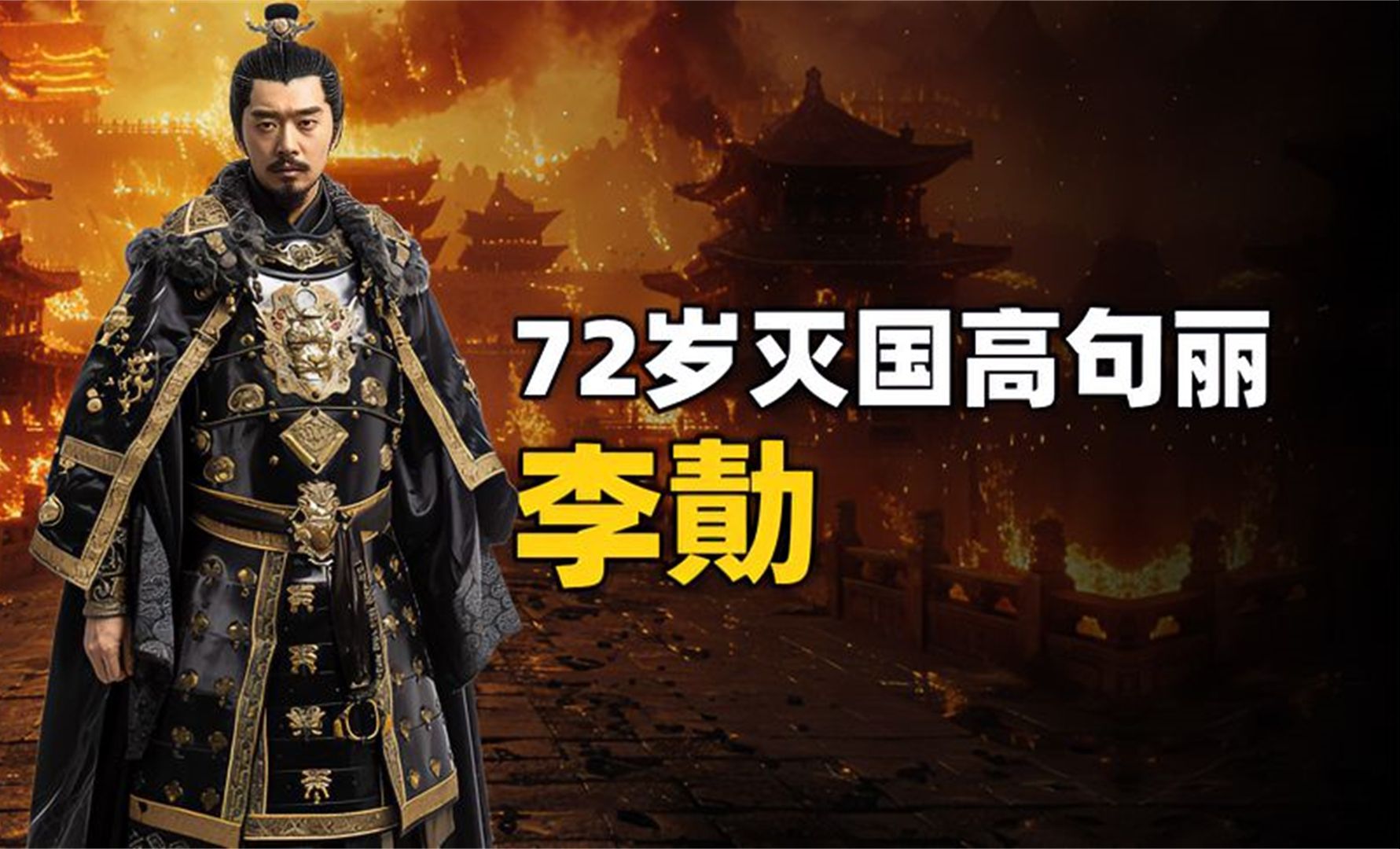 七十二岁高龄领兵灭国高句丽,大唐战神李勣