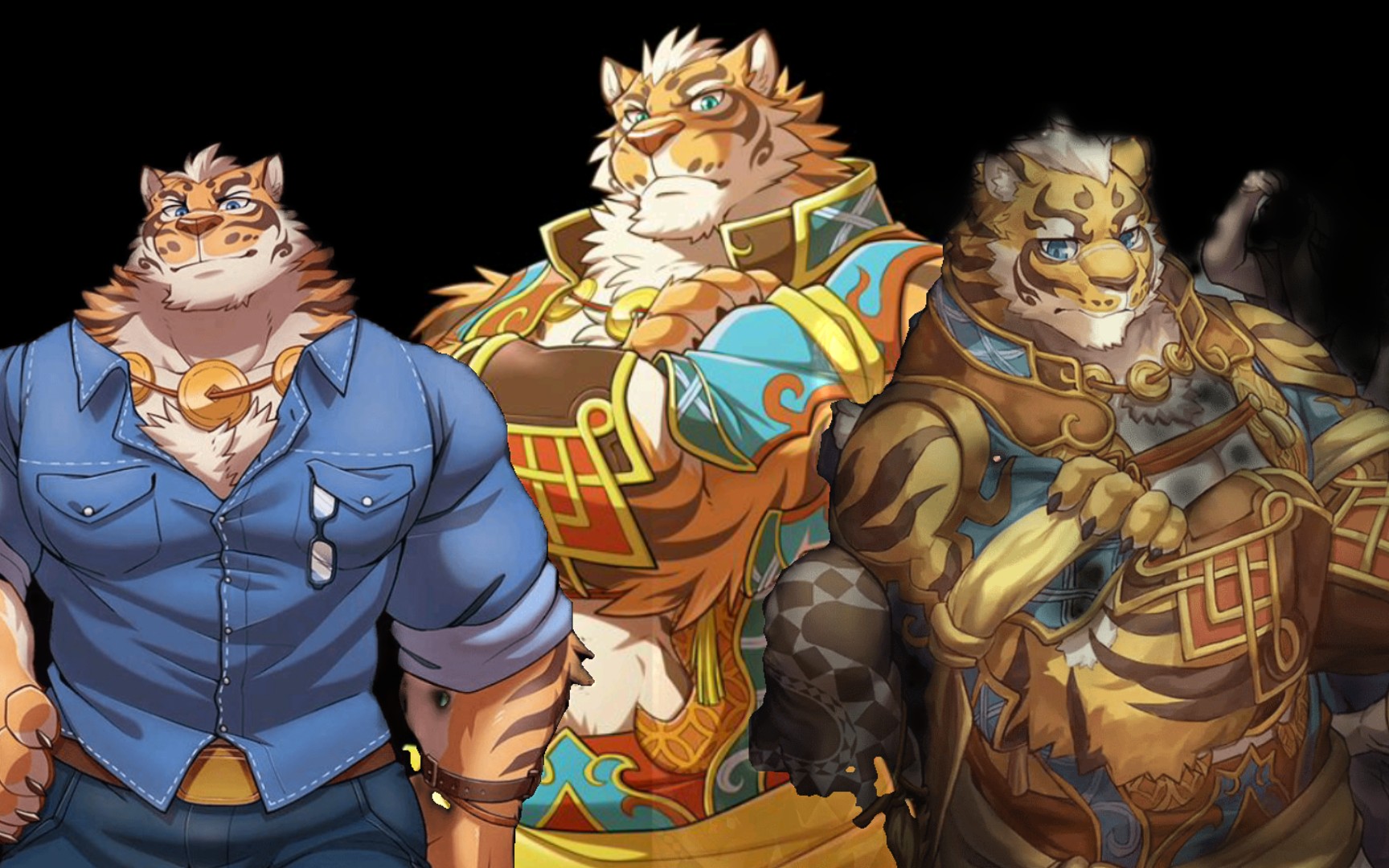 furry 虎爷一次看个够