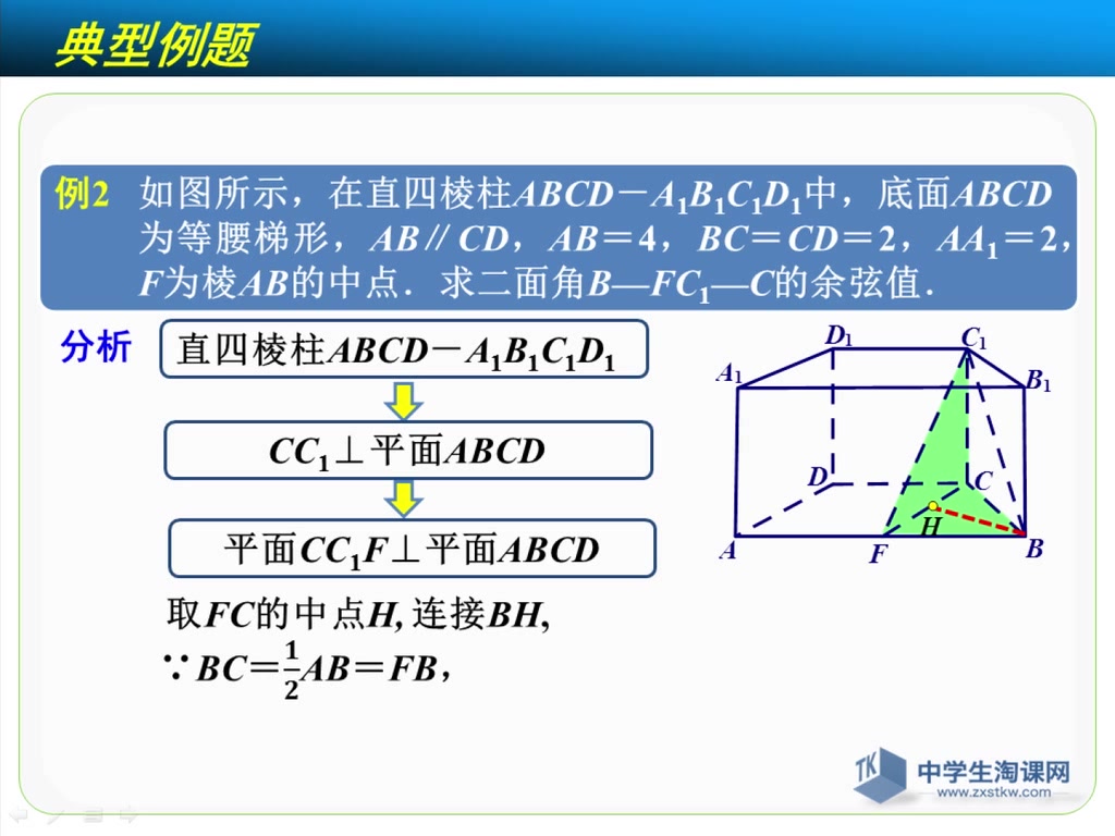 如何求二面角的平面角高三数学91淘课网4哔哩哔哩bilibili