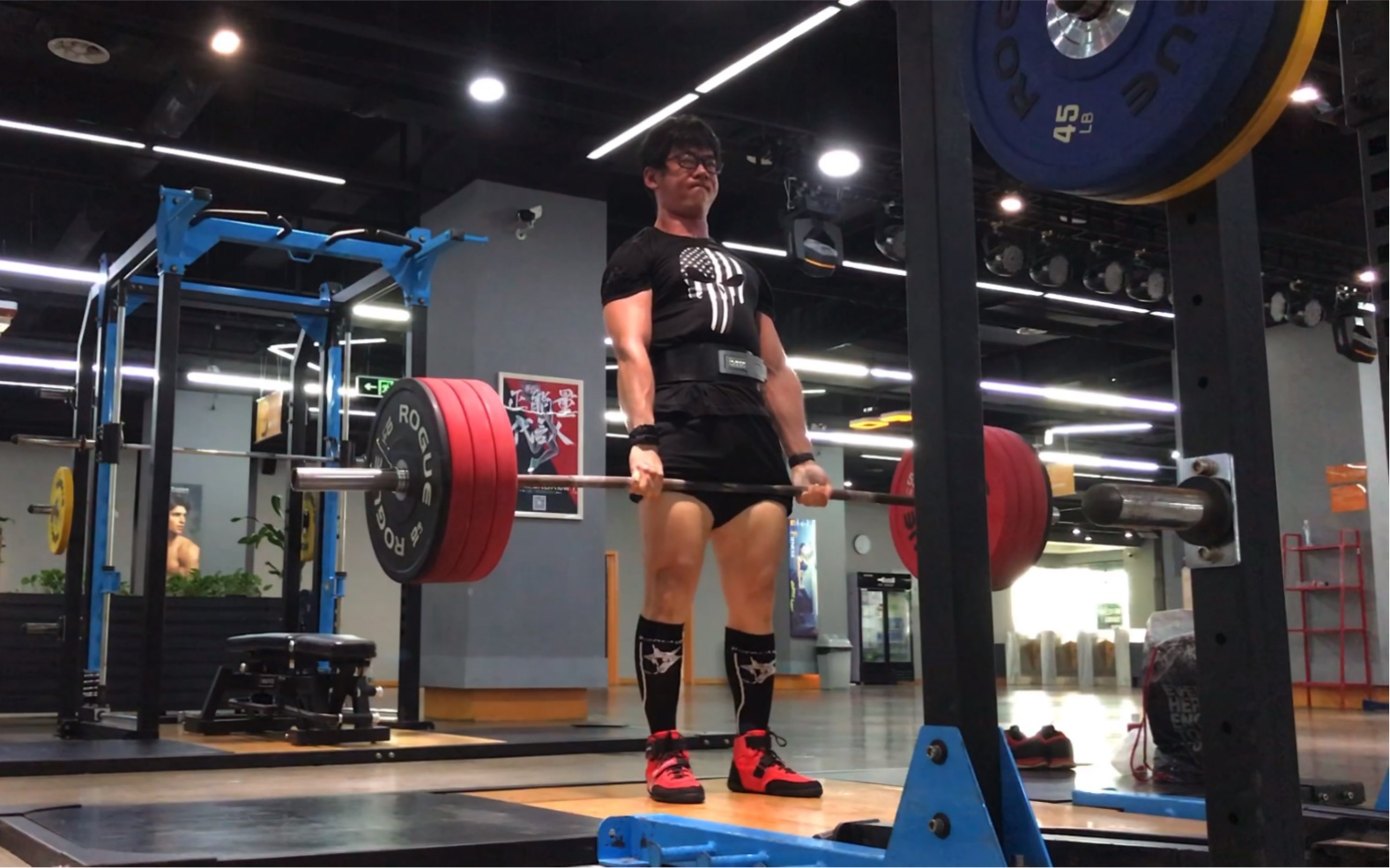 5kgx3,传统硬拉178.8kg 2x6,硬拽高翻88kg pr