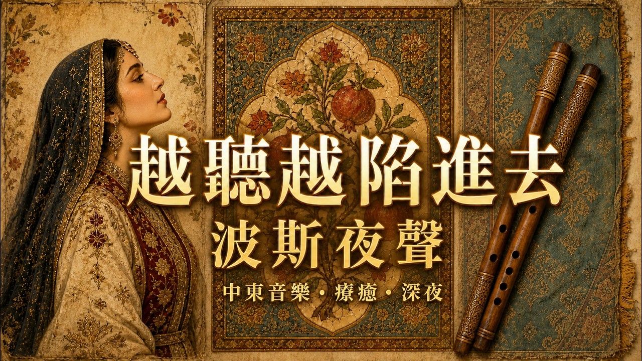 一听就上头！2026 波斯治愈夜色精选，深夜循环舍不得暂停｜独处读书工作沉浸式催眠背景音乐