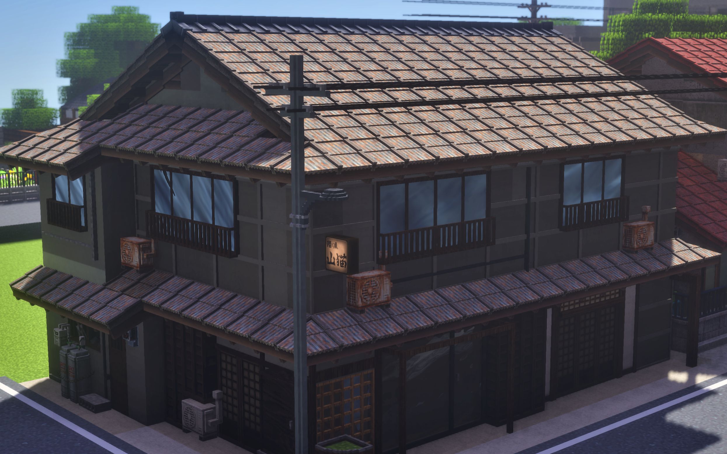 活动作品minecraft日式沿街小酒馆